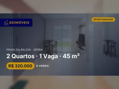 Apartamento com 2 Quartos à venda, 45m² no Praia da Baleia, Serra