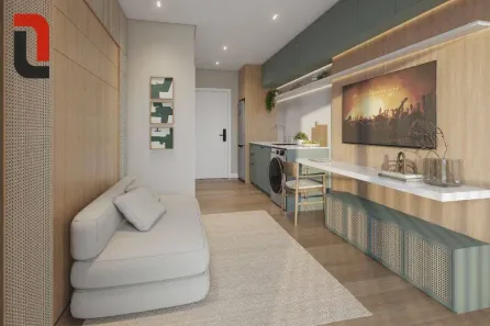 Apartamento com 1 Quarto à venda, 22m² no Centro, Curitiba