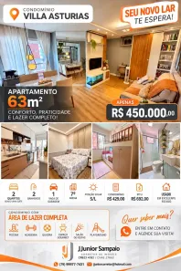 Apartamento com 2 Quartos à venda, 63m² no Jabotiana, Aracaju