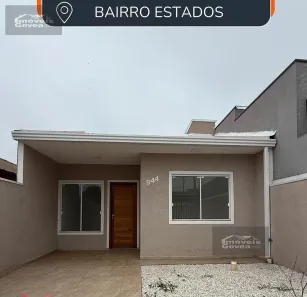 Casa com 3 Quartos à venda, 54m² no Estados, Fazenda Rio Grande