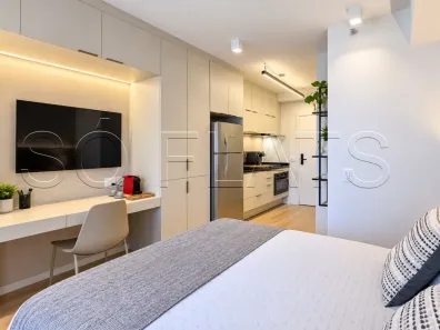Apartamento com 1 Quarto para alugar, 21m² no Paraíso, São Paulo