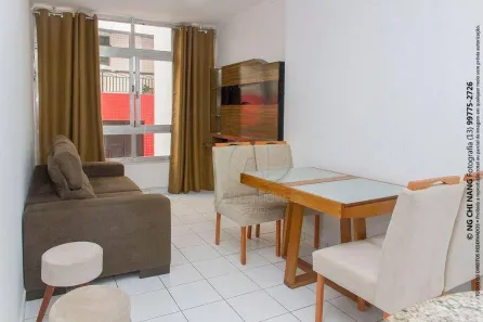 Apartamento com 1 Quarto para alugar, 48m² no Aparecida, Santos