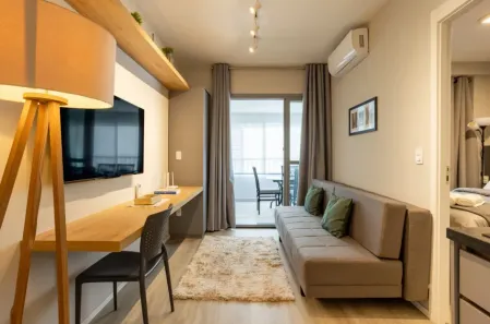 Apartamento com 1 Quarto para alugar, 36m² no Jardim das Acácias, São Paulo