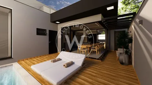Casa de Condomínio com 3 Quartos à venda, 227m² no Parque Residencial Damha IV, Presidente Prudente