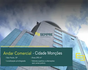 Imóvel Comercial à venda, 295m² no Cidade Monções, São Paulo