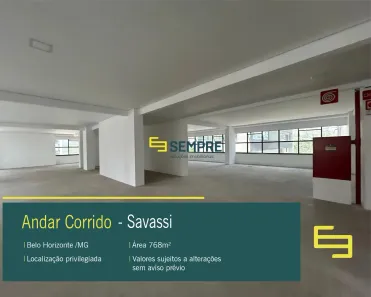 Imóvel Comercial para alugar, 768m² no Savassi, Belo Horizonte