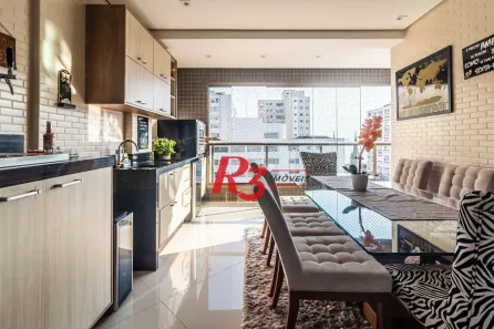 Apartamento com 3 Quartos à venda, 128m² no Boqueirão, Santos