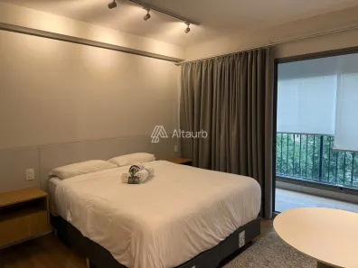 Apartamento com 1 Quarto para alugar, 32m² no Indianópolis, São Paulo