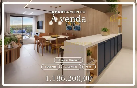 Apartamento com 3 Quartos à venda, 78m² no Jardim Camburi, Vitória
