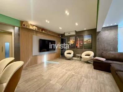 Apartamento com 3 Quartos à venda, 111m² no Ponta da Praia, Santos