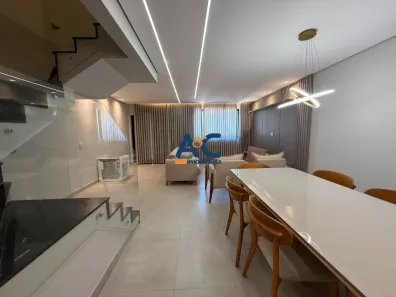Casa de Condomínio com 3 Quartos para alugar, 140m² no Trevo, Belo Horizonte
