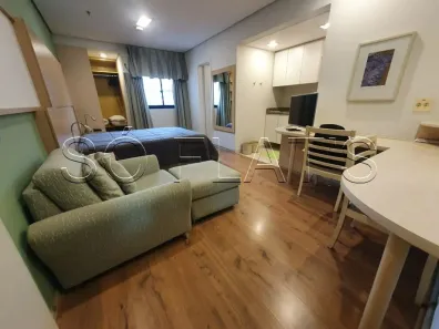 Flat com 1 Quarto para alugar, 27m² no Chácara Santo Antônio (Zona Sul), São Paulo