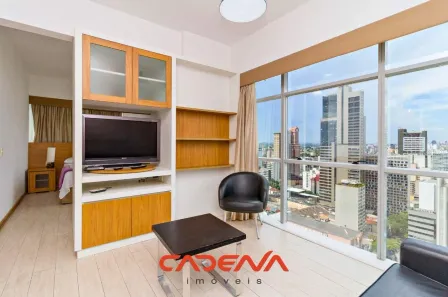 Apartamento com 1 Quarto para alugar, 44m² no Centro, Curitiba