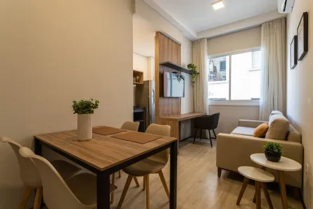 Apartamento com 1 Quarto para alugar, 35m² no Santa Cecília, São Paulo
