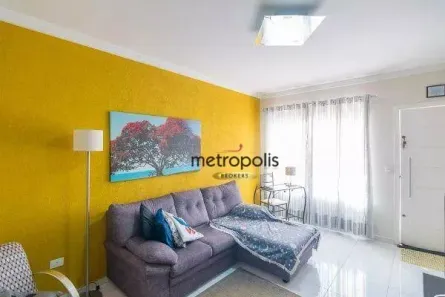 Sobrado com 3 Quartos à venda, 93m² no Campestre, Santo André
