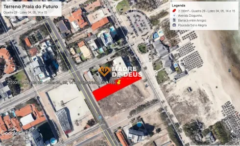 Lote/Terreno à venda, 2200m² no Praia do Futuro I, Fortaleza