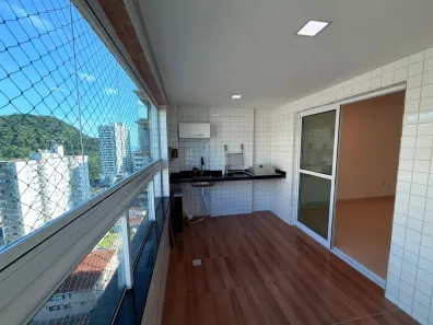 Apartamento com 2 Quartos para alugar, 86m² no Canto do Forte, Praia Grande