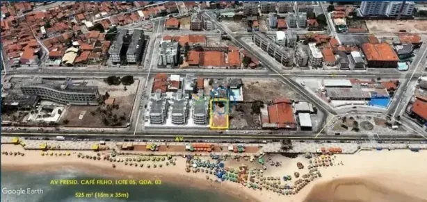 Lote/Terreno à venda, 525m² no Praia do Meio, Natal