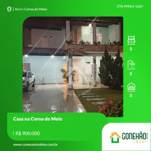 Casa com 3 Quartos à venda, 250m² no Coroa do Meio, Aracaju