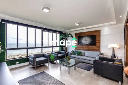 Apartamento com 3 Quartos para alugar, 147m² no Gonzaga, Santos