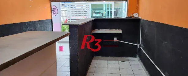 Ponto Comercial para venda ou aluguel, 26m² no Gonzaga, Santos