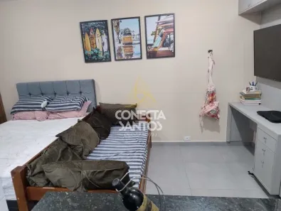 Kitnet com 1 Quarto à venda, 34m² no Ponta da Praia, Santos