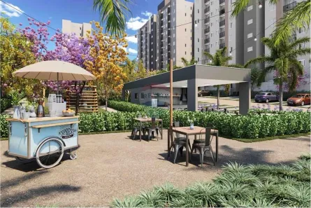 Apartamento com 2 Quartos à venda, 42m² no Loteamento Capotuna, Jaguariúna