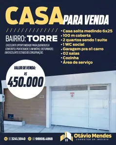 Apartamento com 2 Quartos à venda, 60m² no Torre, João Pessoa