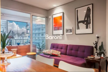 Apartamento com 1 Quarto à venda, 49m² no Cidade Monções, São Paulo