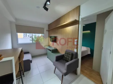 Apartamento com 1 Quarto para venda ou aluguel, 28m² no Jardim Caravelas, São Paulo