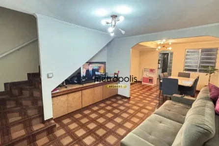 Sobrado com 3 Quartos à venda, 111m² no Vila Camilópolis, Santo André