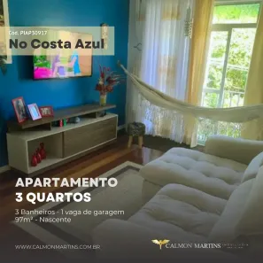 Apartamento com 3 Quartos à venda, 97m² no Costa Azul, Salvador