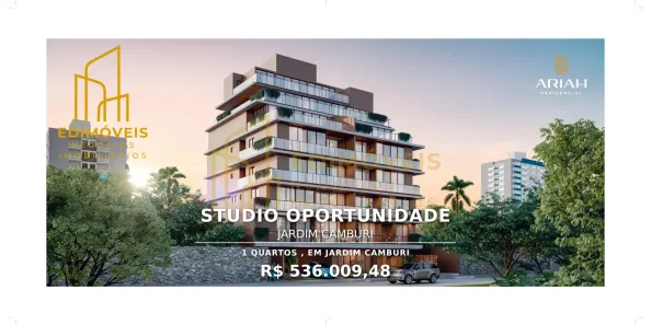 Apartamento com 1 Quarto à venda, 38m² no Jardim Camburi, Vitória