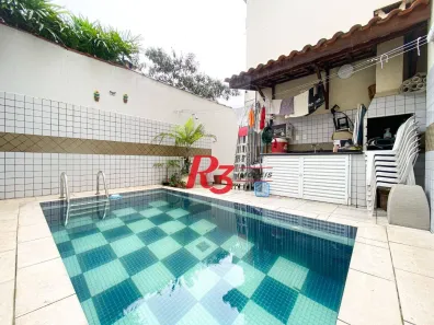 Sobrado com 3 Quartos à venda, 130m² no José Menino, Santos