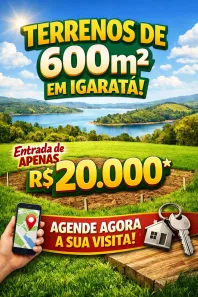 Lote/Terreno à venda, 600m² no , Igaratá