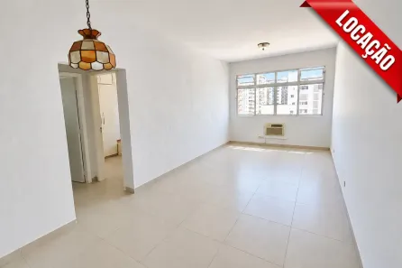 Apartamento com 1 Quarto para alugar, 52m² no Itararé, São Vicente