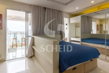 Flat com 1 Quarto à venda, 41m² no Brooklin Paulista, São Paulo