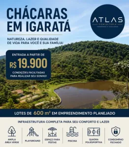 Lote/Terreno à venda, 600m² no Centro, Igaratá