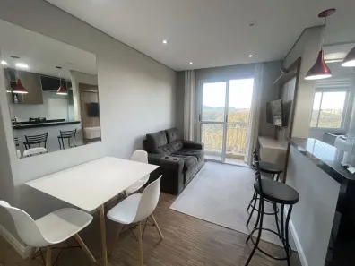 Apartamento com 2 Quartos para alugar, 48m² no Vila Mogilar, Mogi das Cruzes