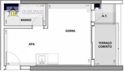 Apartamento com 1 Quarto à venda, 27m² no Vila Clementino, São Paulo