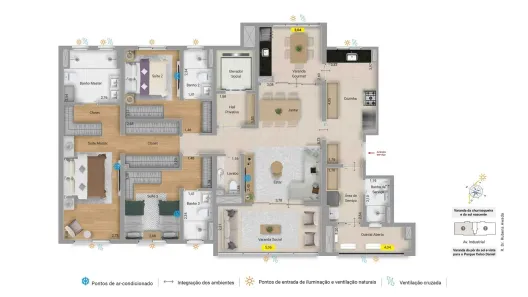 Apartamento com 3 Quartos à venda, 165m² no Jardim, Santo André