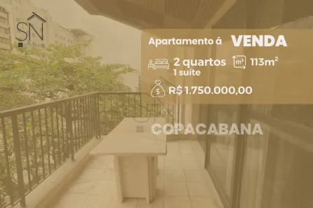 Apartamento com 2 Quartos à venda, 113m² no Copacabana, Rio de Janeiro