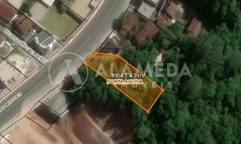 Lote/Terreno à venda, 1049m² no Ponta Aguda, Blumenau