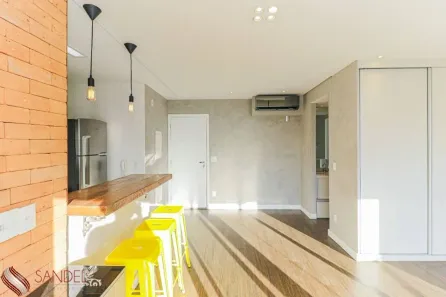 Apartamento com 1 Quarto para alugar, 49m² no Campo Belo, São Paulo