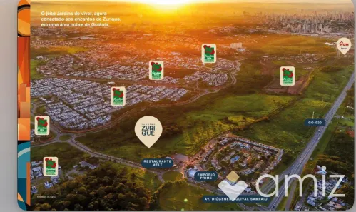 Lote/Terreno à venda, 666m² no Jardins Zurique, Goiânia