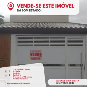 Casa com 3 Quartos à venda, 10m² no Parque Ipê, Feira de Santana