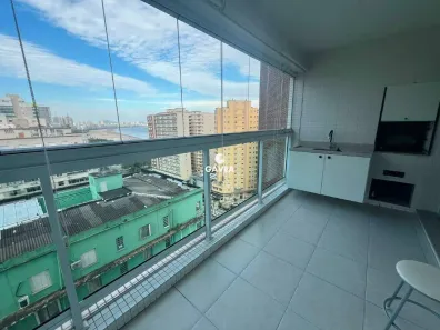 Apartamento com 2 Quartos para alugar, 77m² no José Menino, Santos