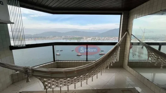 Apartamento com 3 Quartos à venda, 202m² no Ponta da Praia, Santos