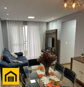 Apartamento com 3 Quartos à venda, 76m² no Vila Guarani, Mauá