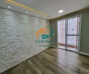 Apartamento com 2 Quartos para alugar, 58m² no Jardim Flor da Montanha, Guarulhos